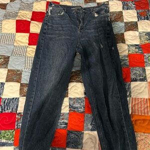 American Eagle Outfitters Women's Blue Mom Jeans